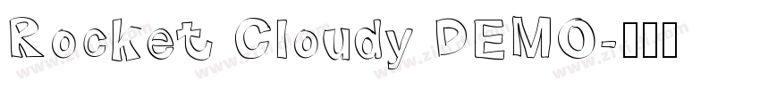 Rocket Cloudy DEMO字体转换